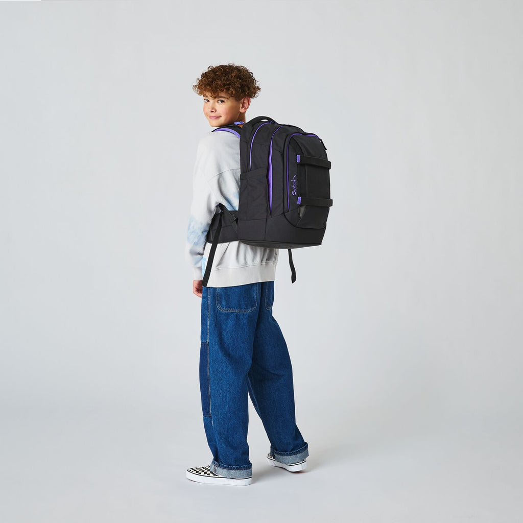 Satch Pack Schulrucksack Purple Phantom