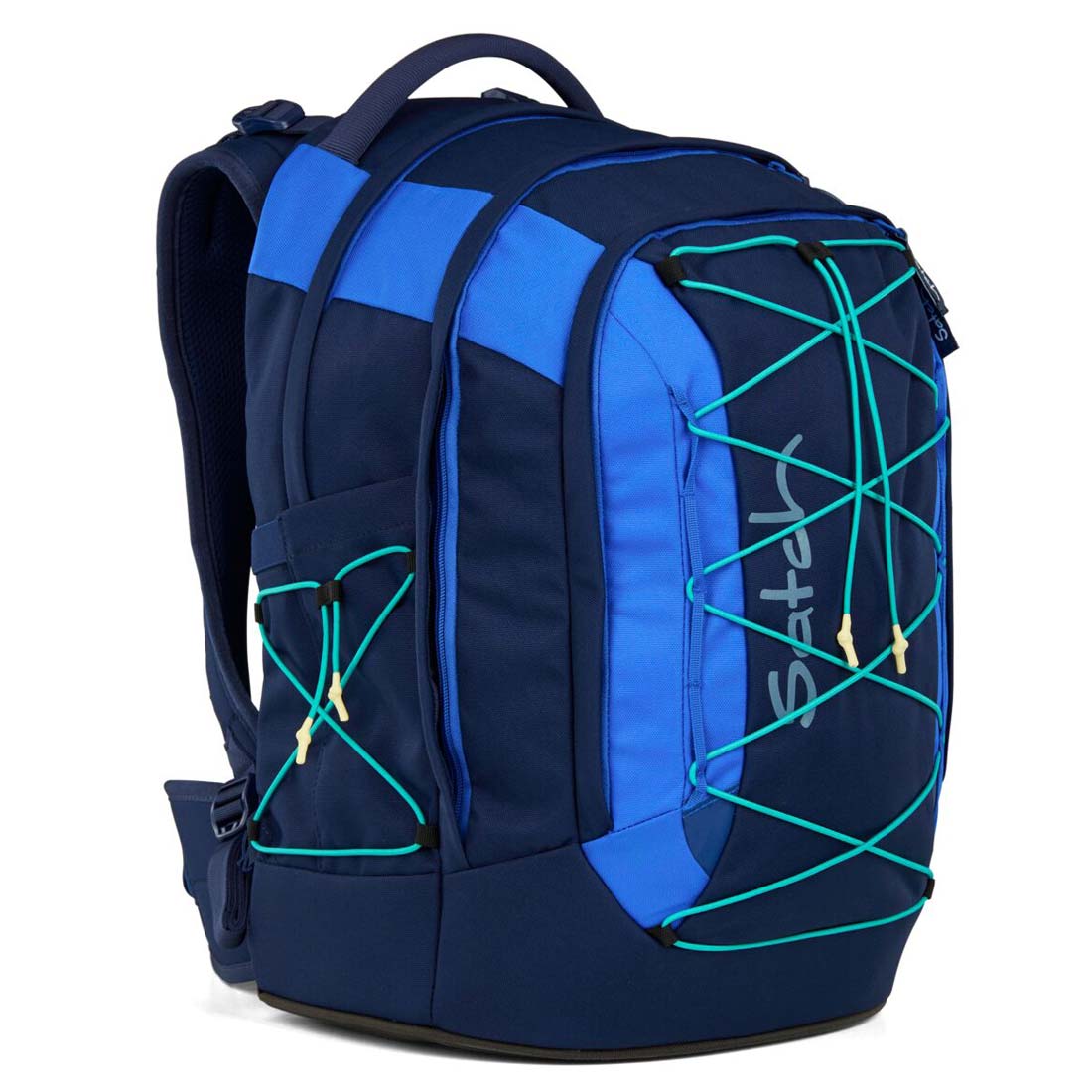 Satch Pack Schulrucksack Crossed Blue