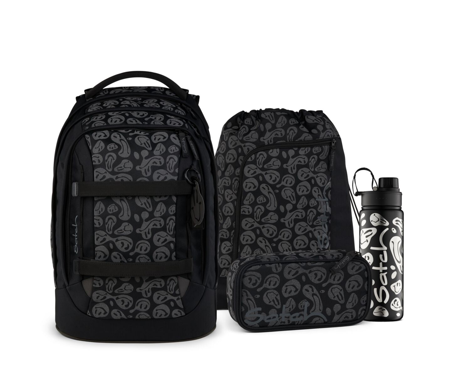 Satch Pack Schulrucksack-Set 4tlg. Blurry Faces