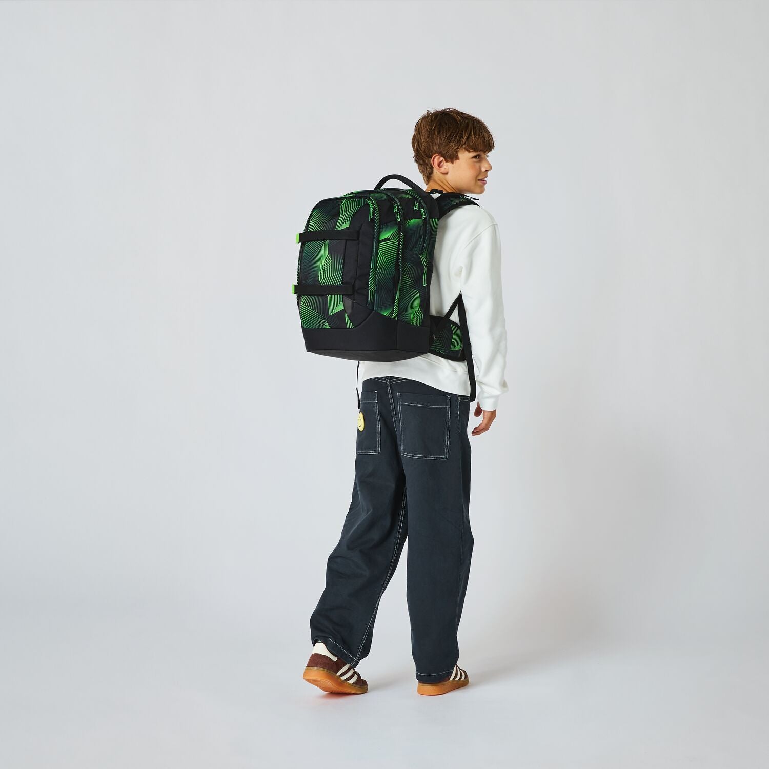 Satch Pack Schulrucksack Seismic Green