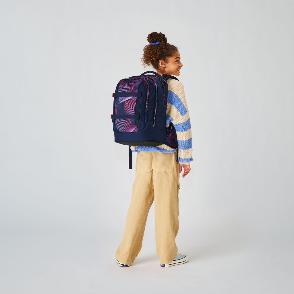 Satch Pack Schulrucksack Seismic Pink