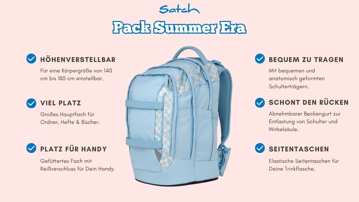 Satch Pack Schulrucksack Summer Era