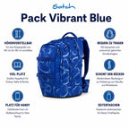 Satch Pack Schulrucksack Vibrant Blue