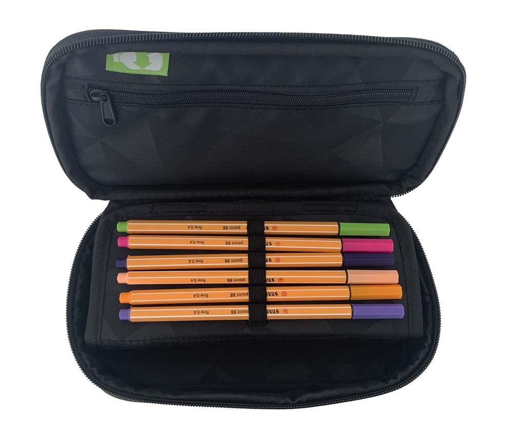 Satch Schlamperbox Schlampermäppchen Ninja Matrix