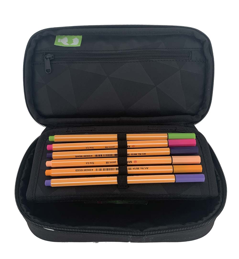 Satch Schlamperbox Schlampermäppchen Ninja Matrix