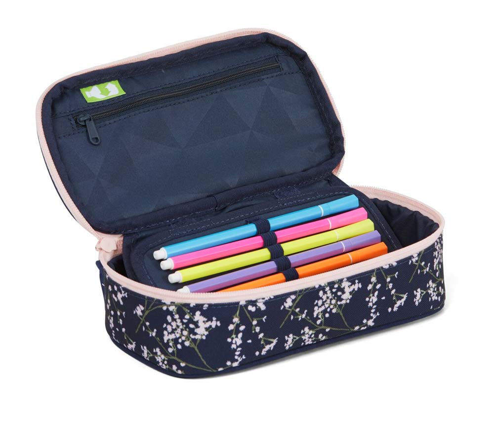 Satch Schlamperbox Schlampermäppchen Bloomy Breeze