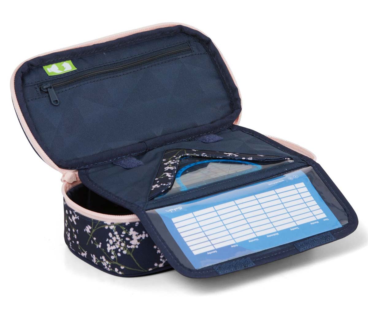 Satch Schlamperbox Schlampermäppchen Bloomy Breeze