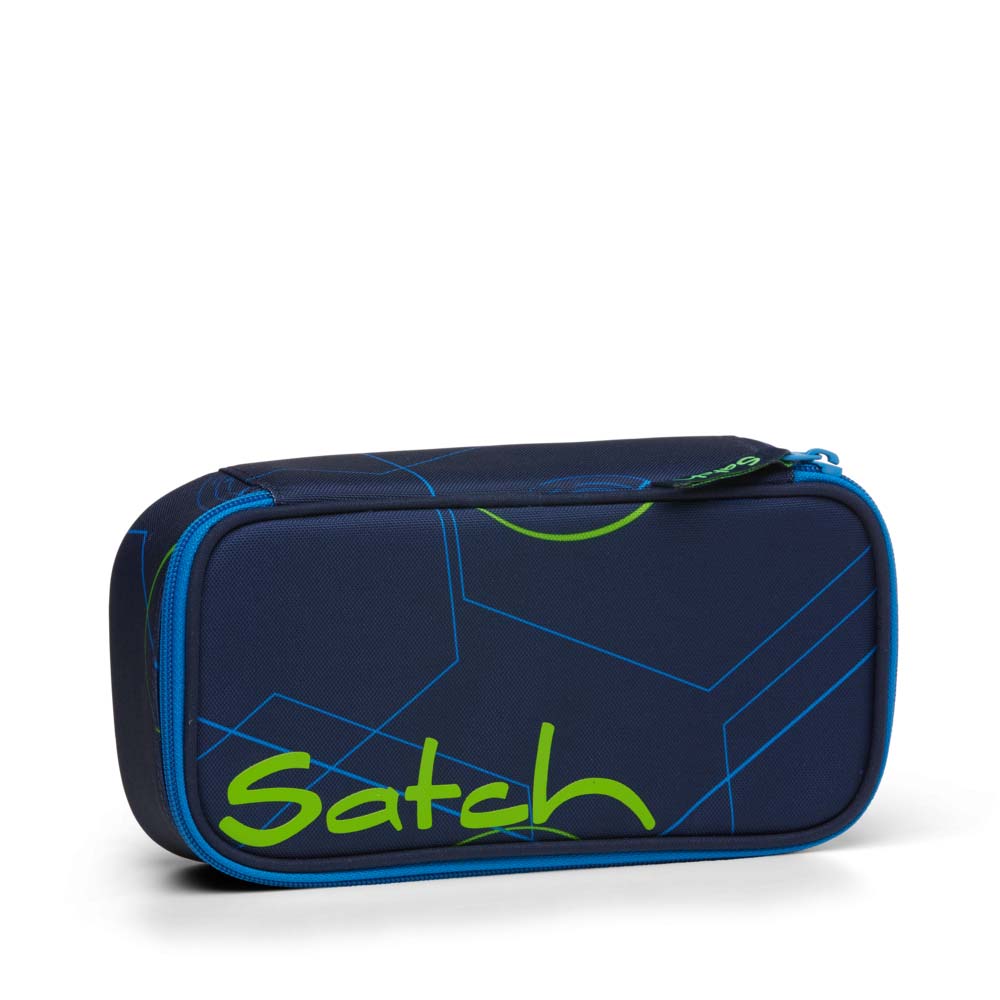 Satch Schlamperbox Schlampermäppchen Blue Tech