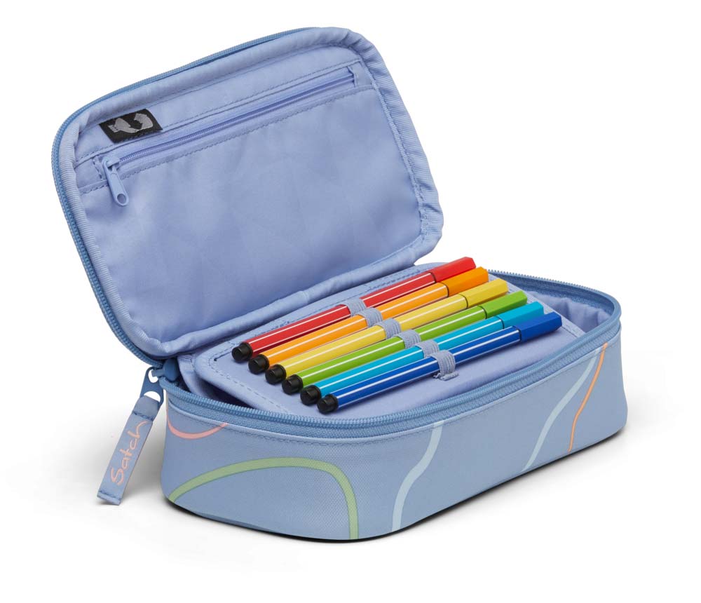 Satch Schlamperbox Schlampermäppchen Vivid Blue