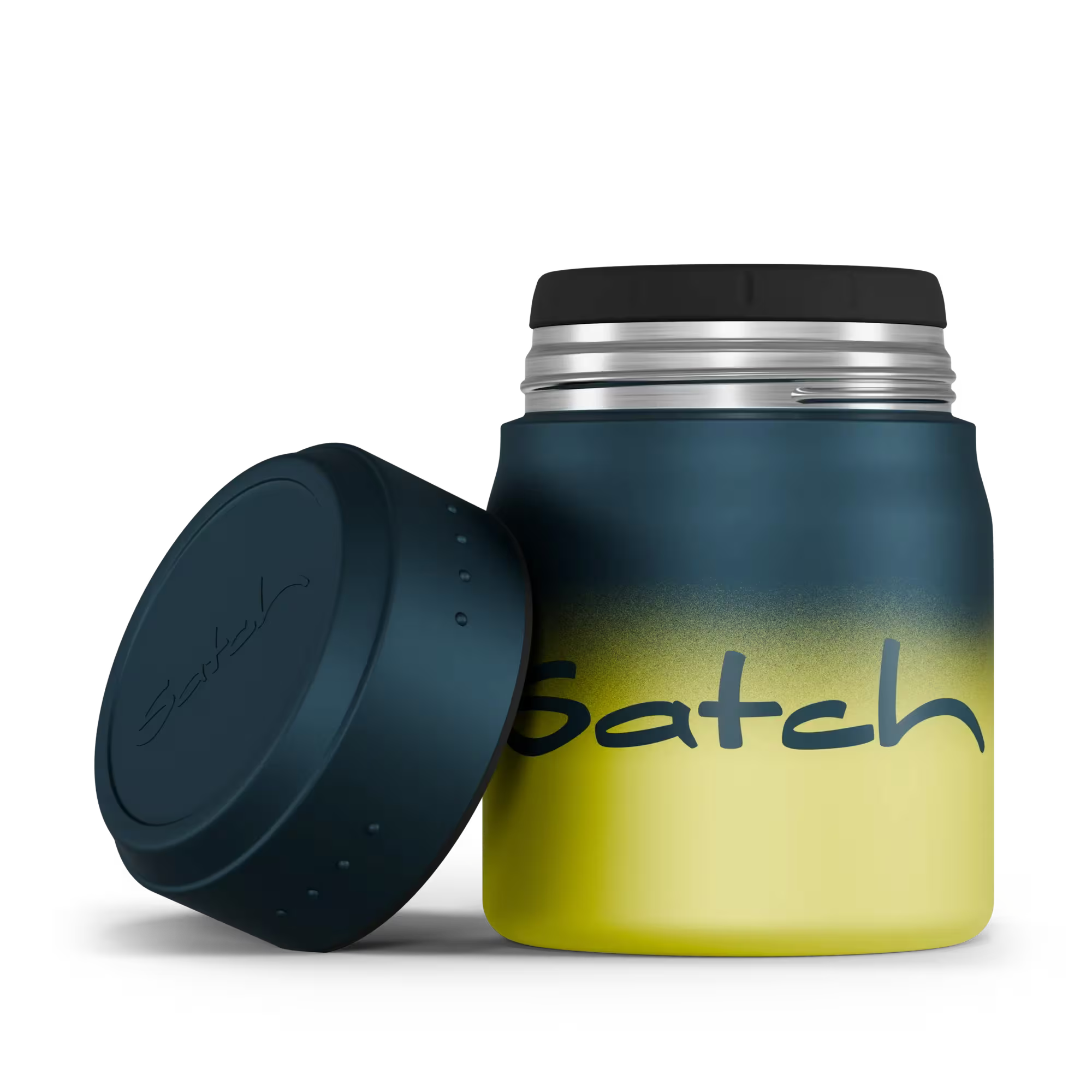 Satch Thermo Lunchbox Edelstahl Blue Graffiti