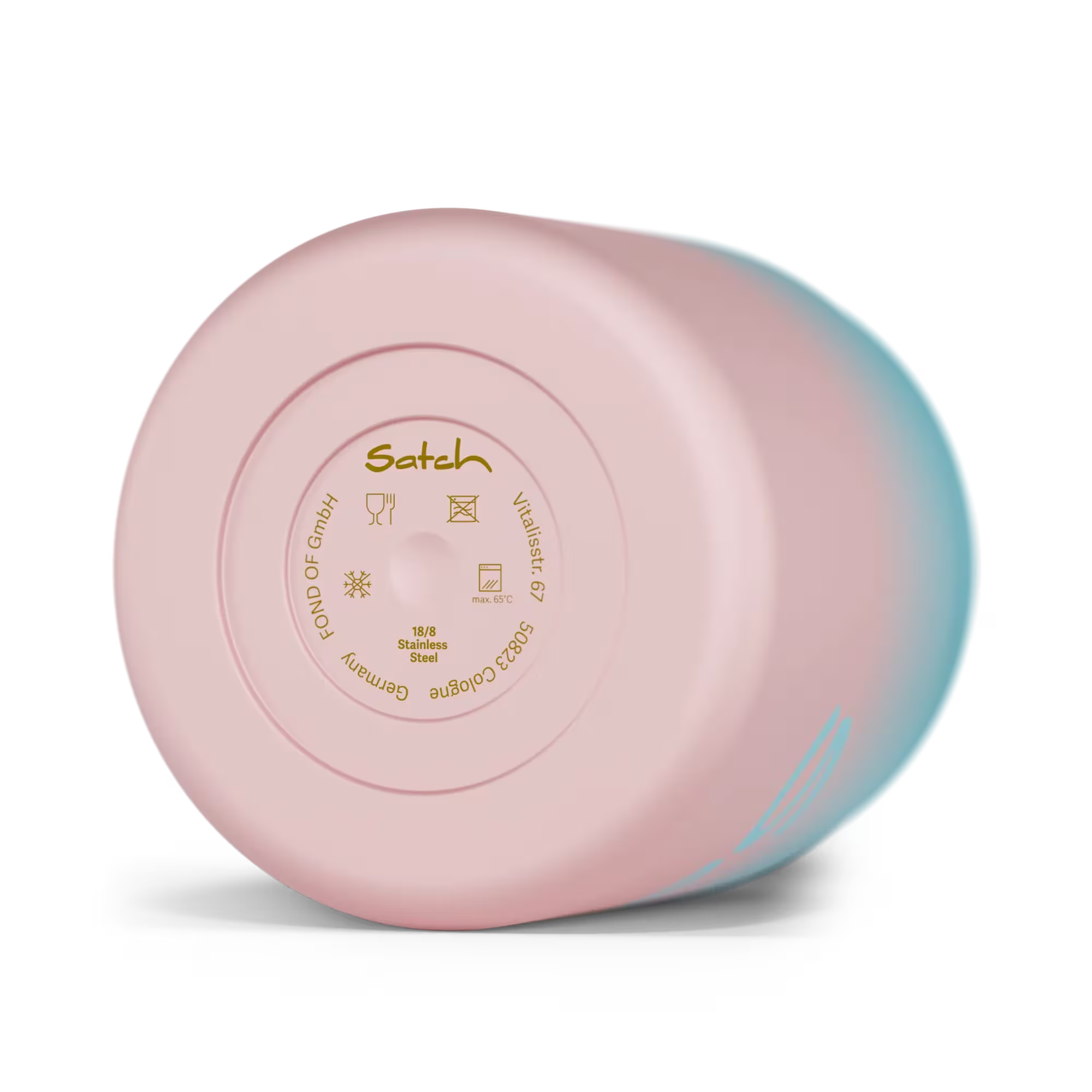 Satch Thermo Lunchbox Edelstahl Light Blue Graffiti