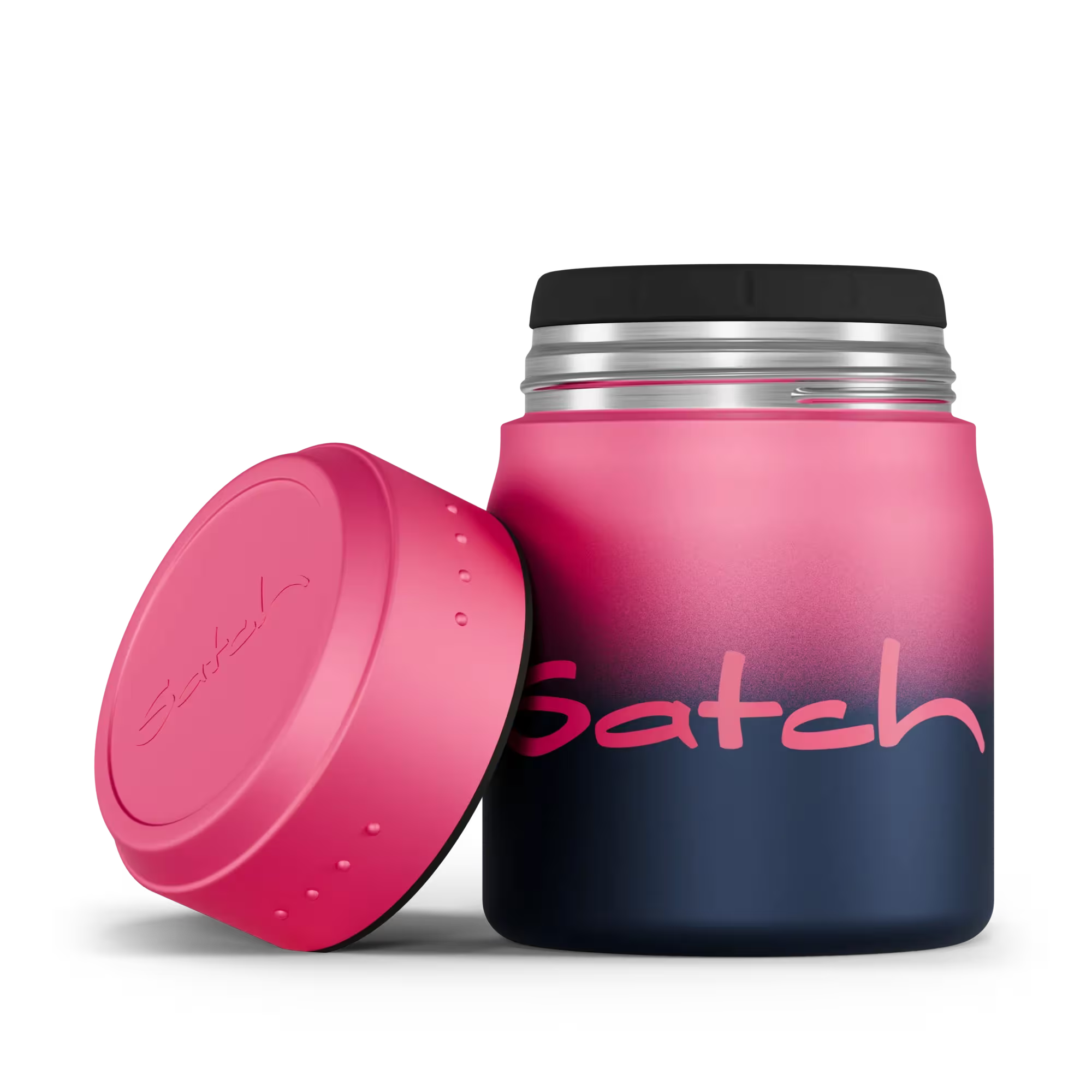 Satch Thermo Lunchbox Edelstahl Pink Graffiti