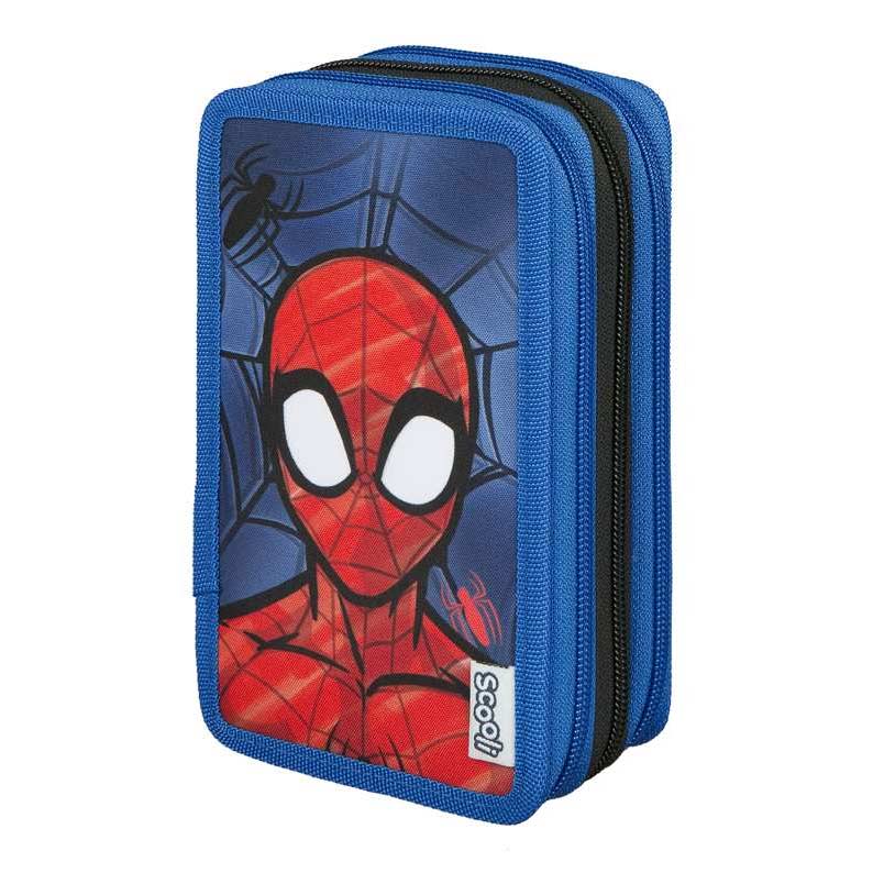 Scooli 3-fach Federmäppchen Spider-Man