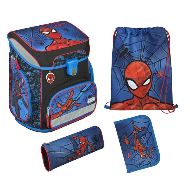 Scooli EasyFit Schulranzen Set 5tlg. Spider-Man