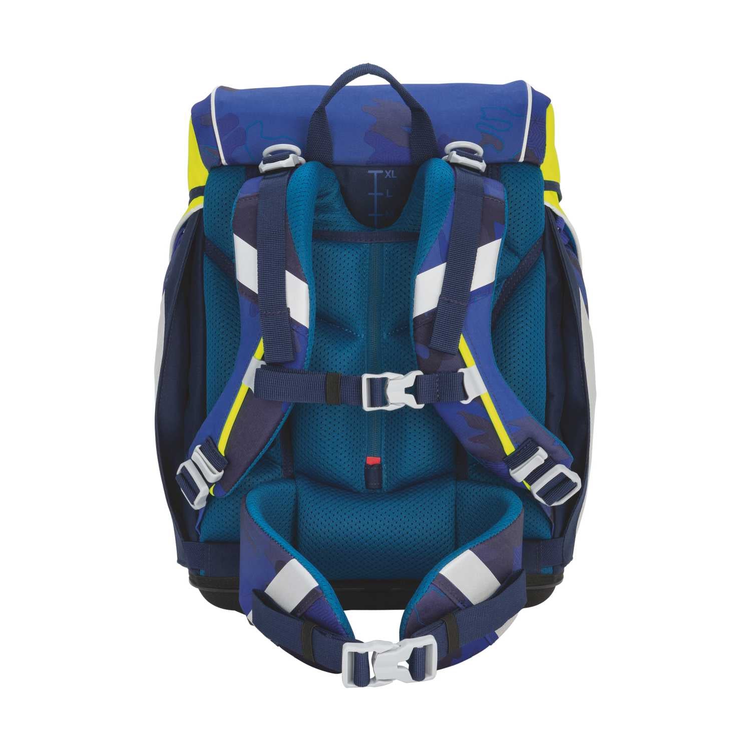 Scout Alpha DIN Schulranzen-Set 4tlg. Blue Police