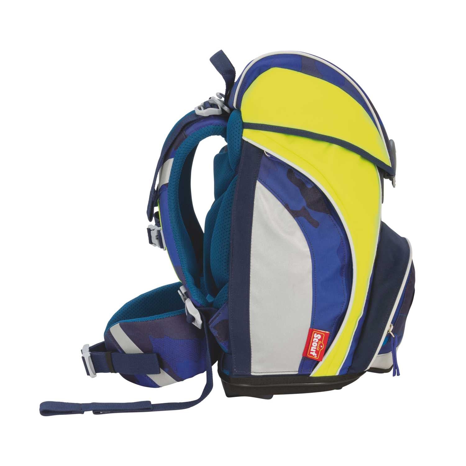 Scout Alpha DIN Schulranzen-Set 4tlg. Blue Police