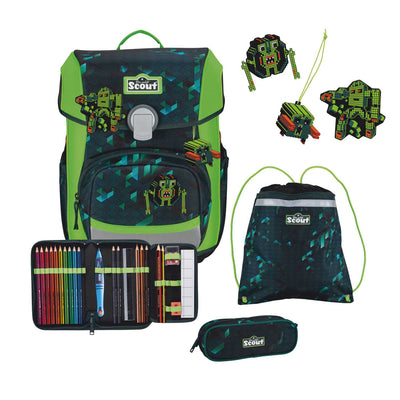 Scout Neo DIN Schulranzenset 4tlg. Cubes