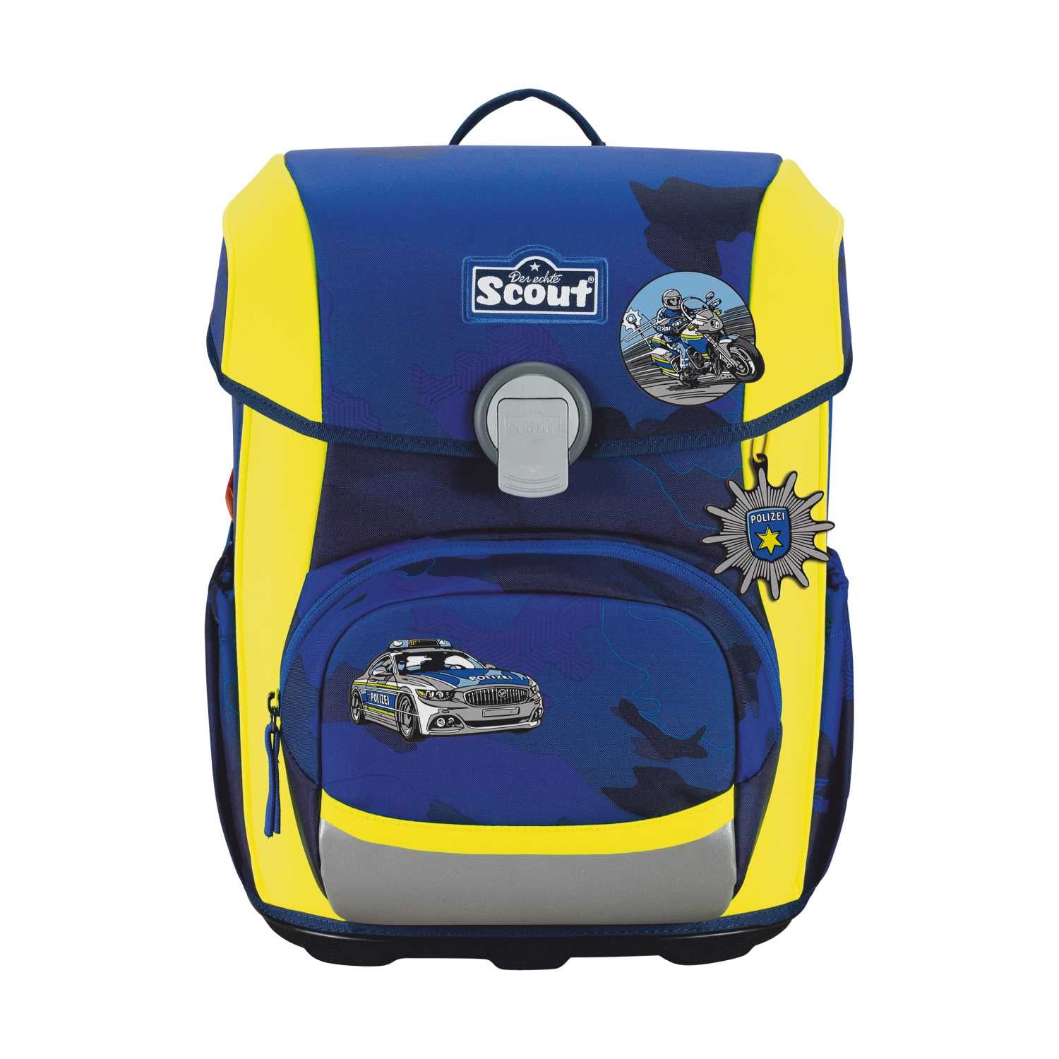 Scout Neo DIN Schulranzenset 4tlg. Blue Police