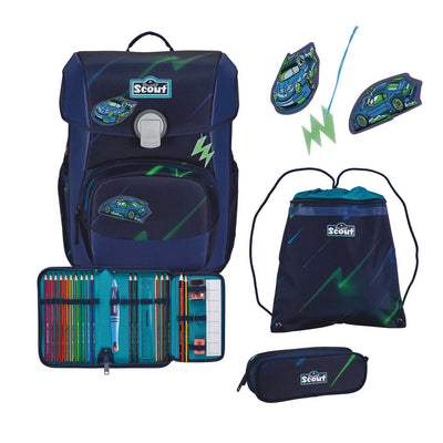 Scout Neo Superflash Schulranzenset 4tlg. City Lights