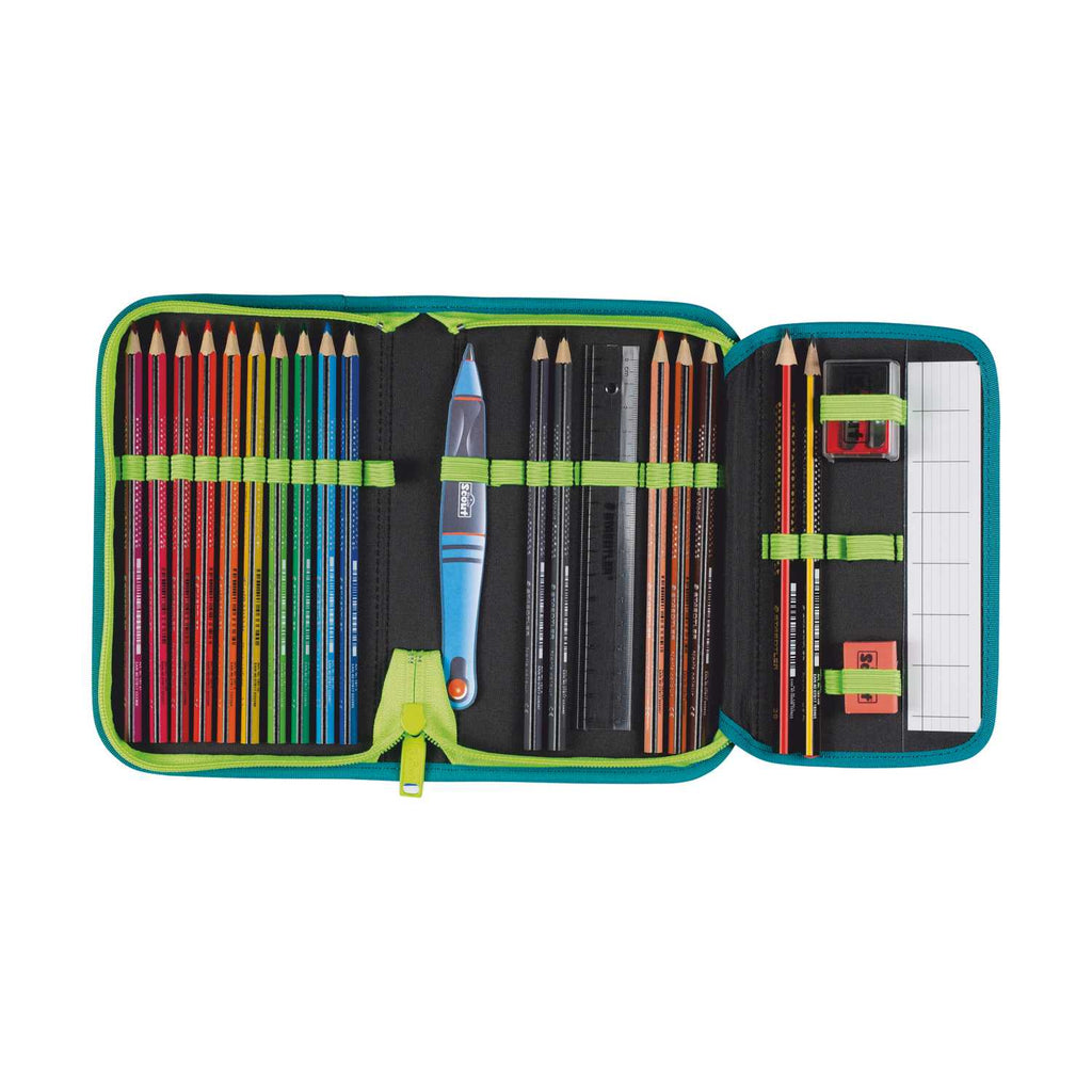 Scout Neo Superflash Extreme Schulranzenset 4tlg. Lizard