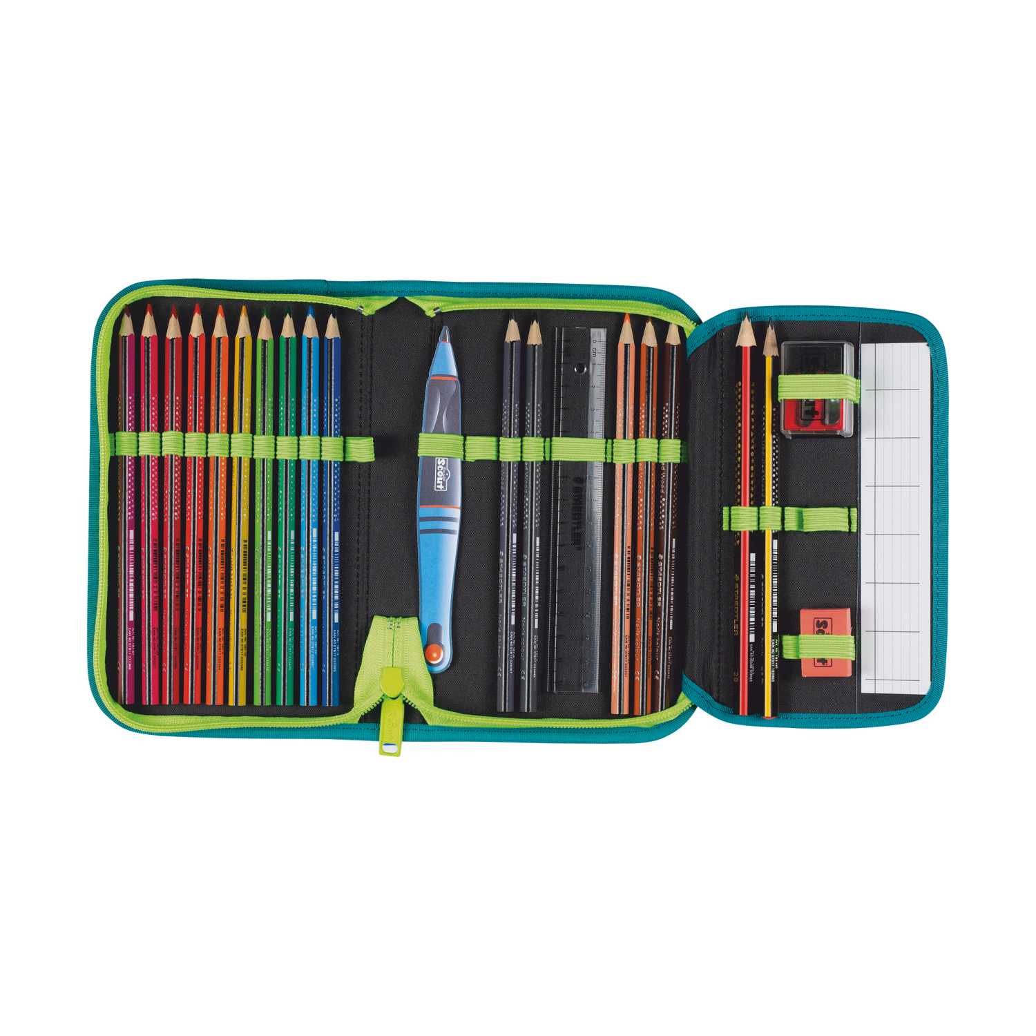 Scout Neo Superflash Extreme Schulranzenset 4tlg. Lizard