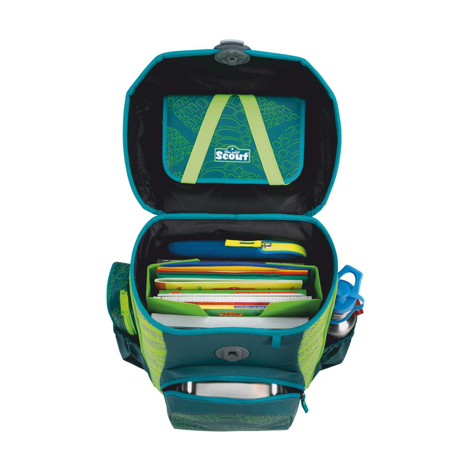 Scout Neo Superflash Extreme Schulranzenset 4tlg. Lizard