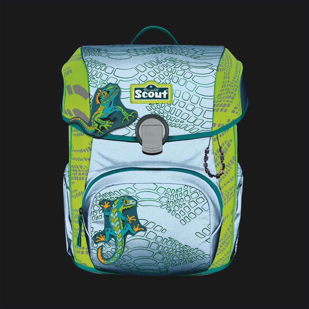 Scout Neo Superflash Extreme Schulranzenset 4tlg. Lizard