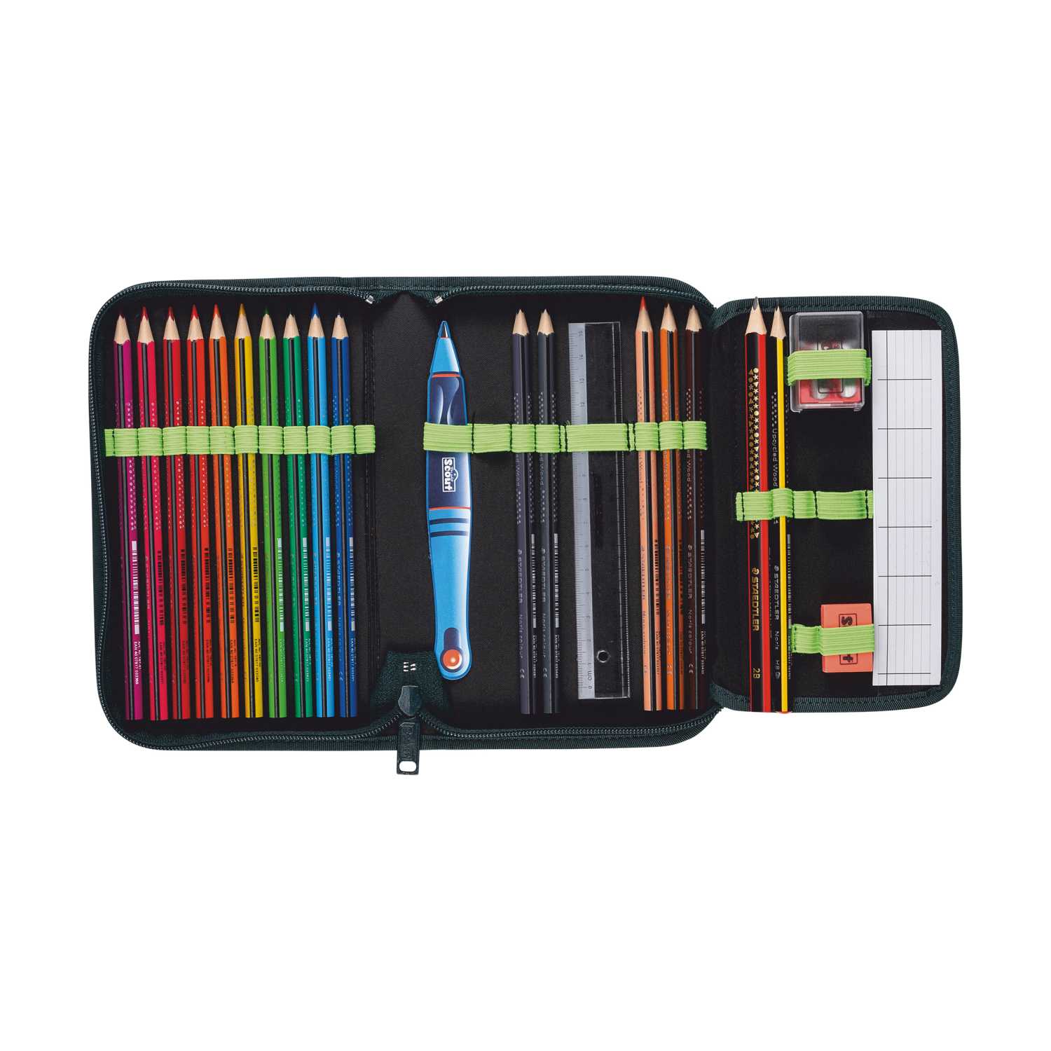 Scout Alpha DIN Schulranzen-Set 4tlg. Cubes