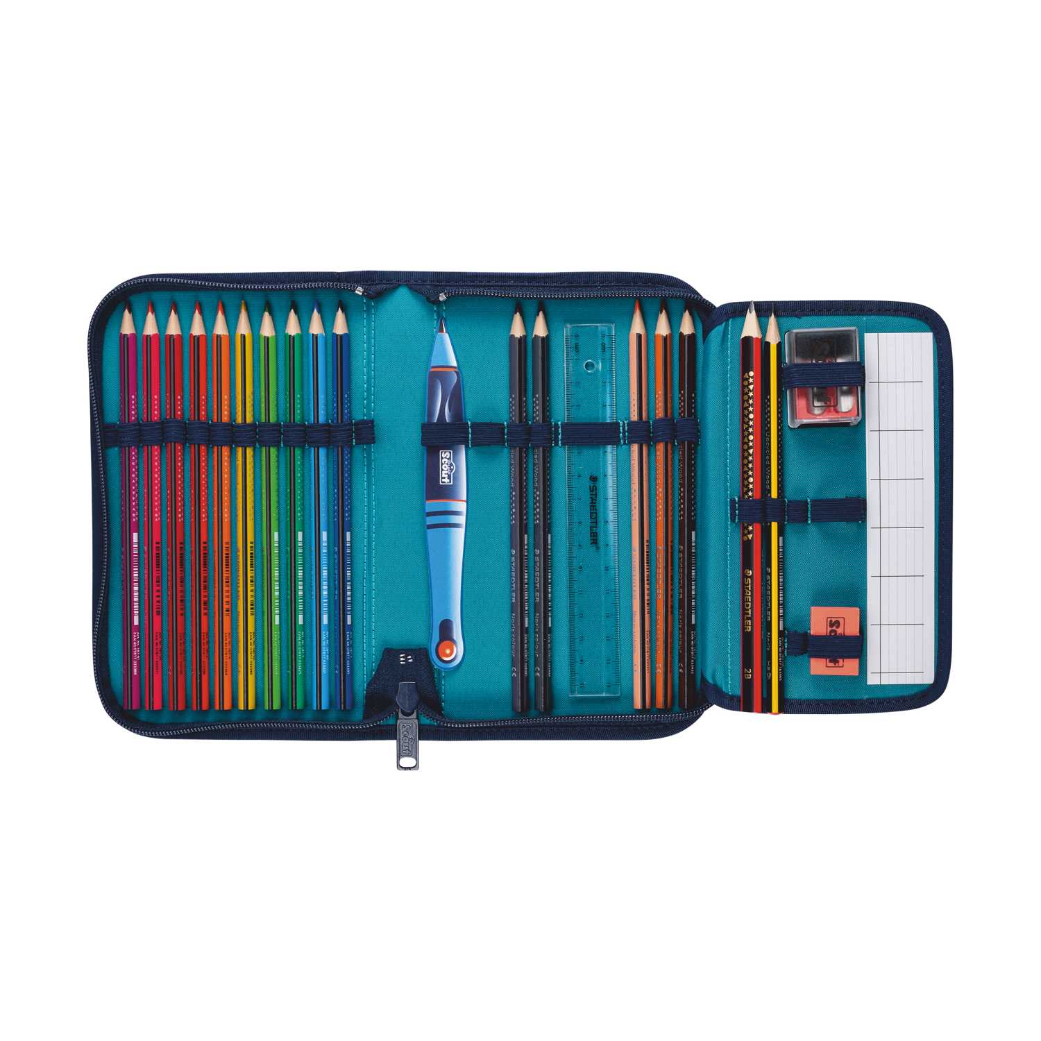 Scout Neo Superflash Schulranzenset 4tlg. City Lights