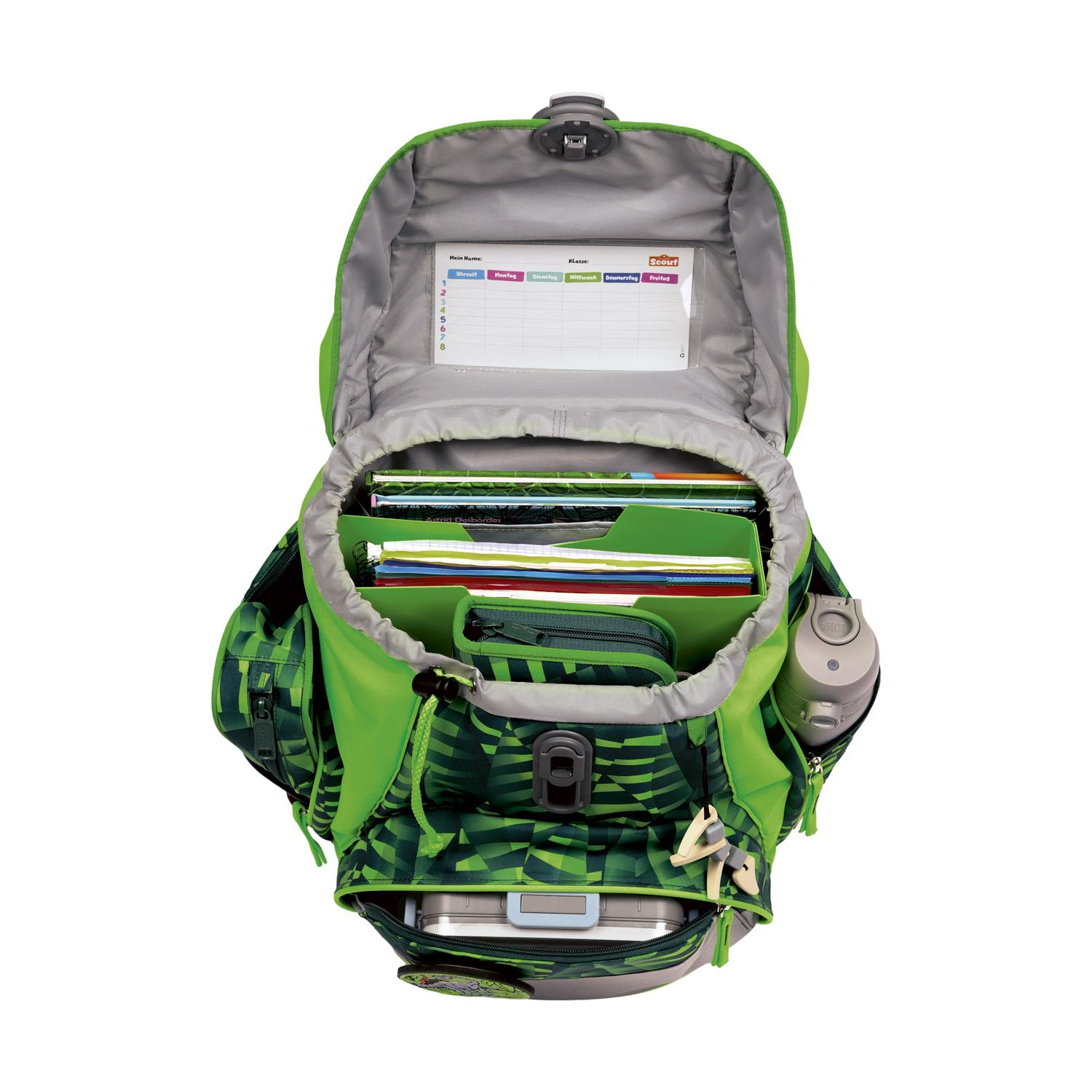 Scout Alpha Schulranzen-Set 4tlg. Danger Dino