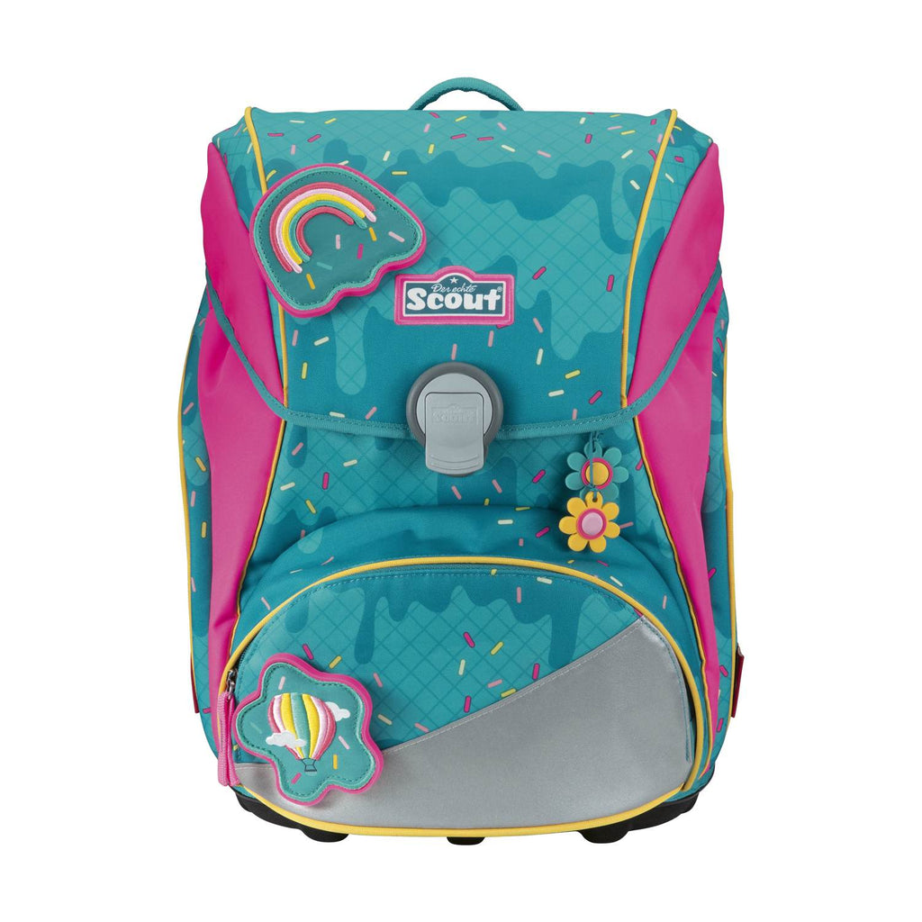Scout Alpha Schulranzen-Set 4tlg. Happy Confetti