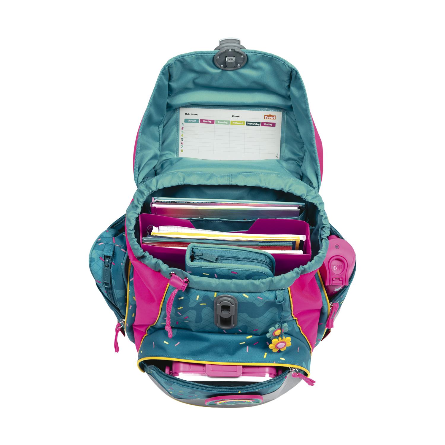 Scout Alpha Schulranzen-Set 4tlg. Happy Confetti