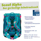 Scout Alpha Schulranzen-Set 4tlg. Happy Confetti