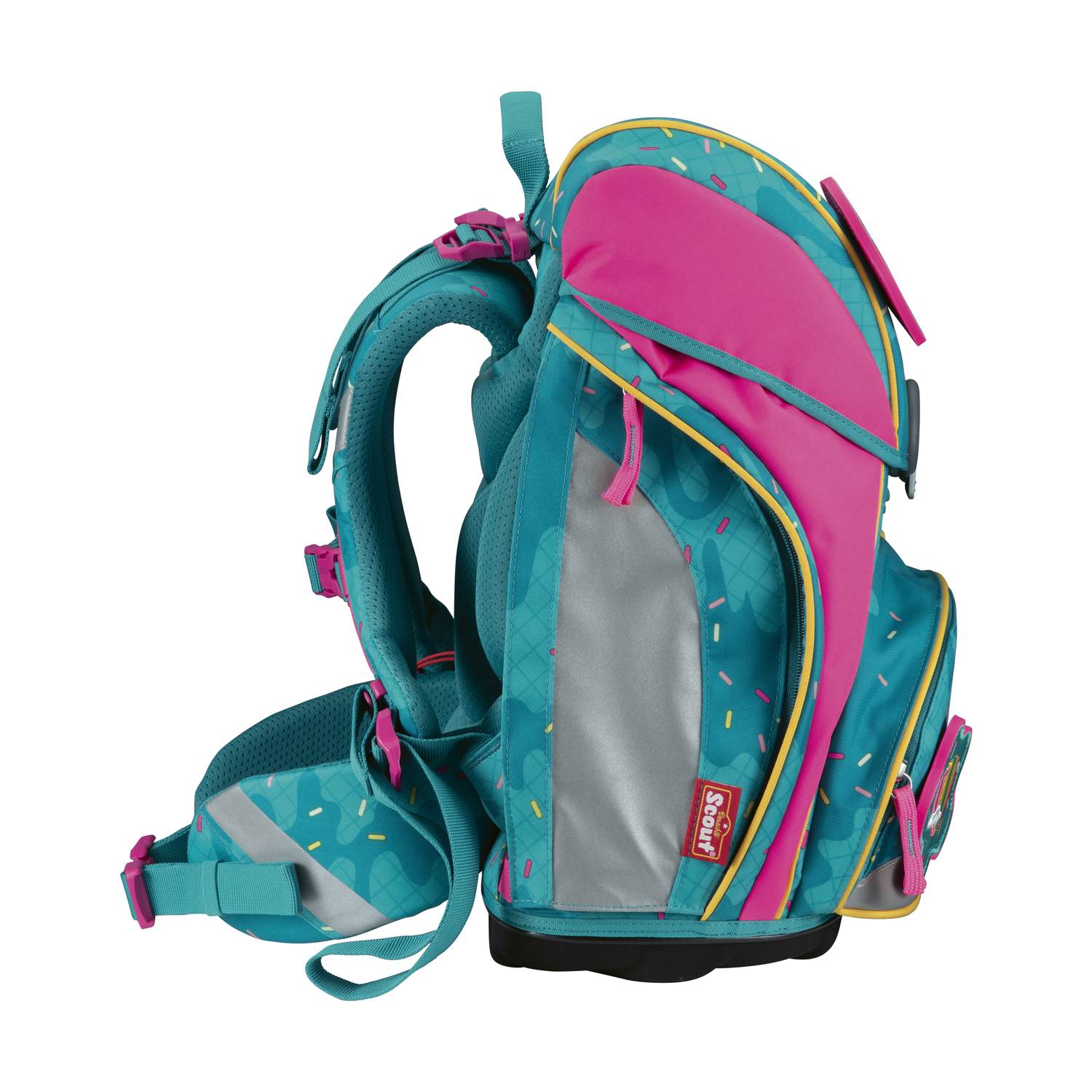 Scout Alpha Schulranzen-Set 4tlg. Happy Confetti