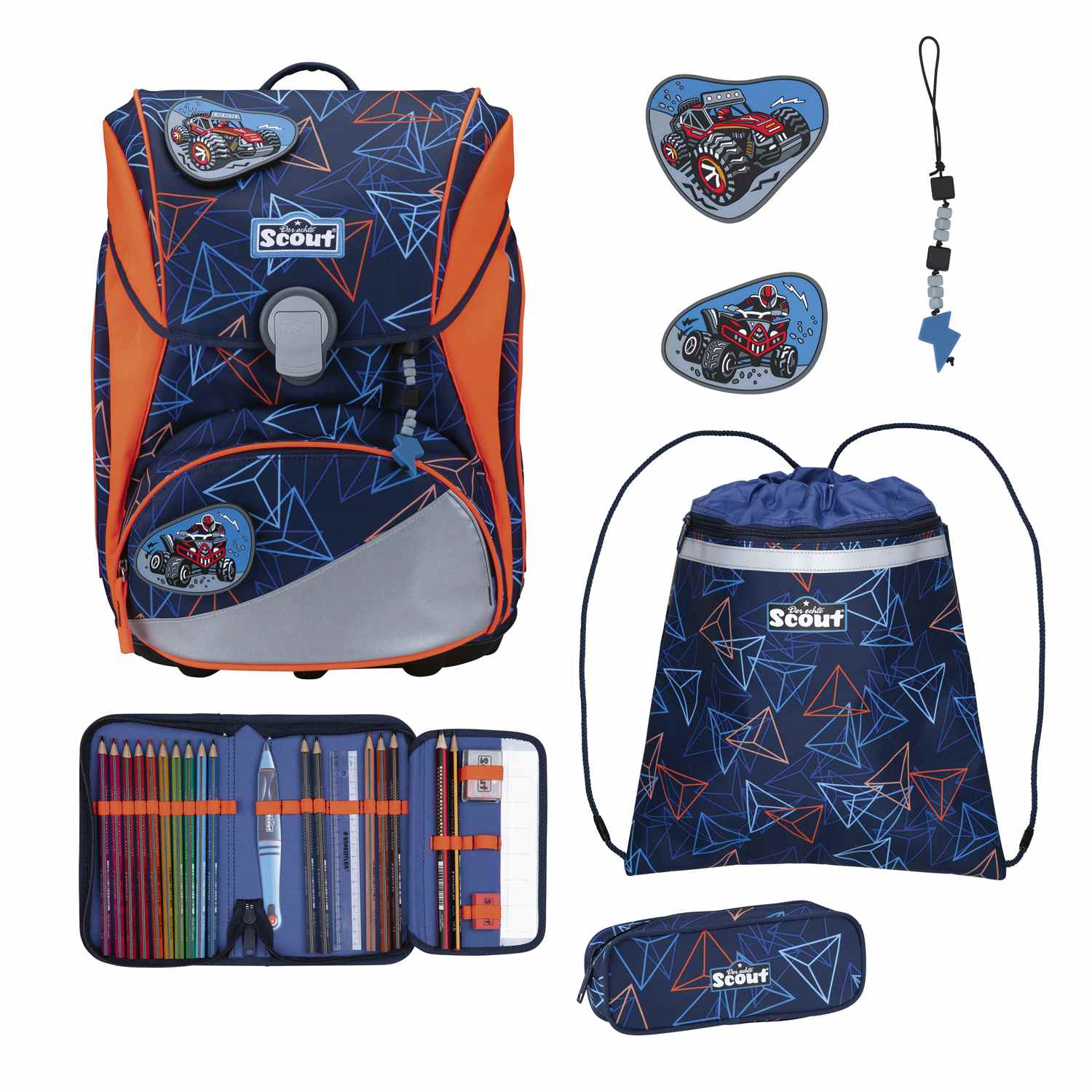Scout Alpha Schulranzen-Set 4tlg. Offroad