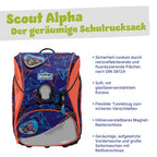 Scout Alpha Schulranzen-Set 4tlg. Offroad