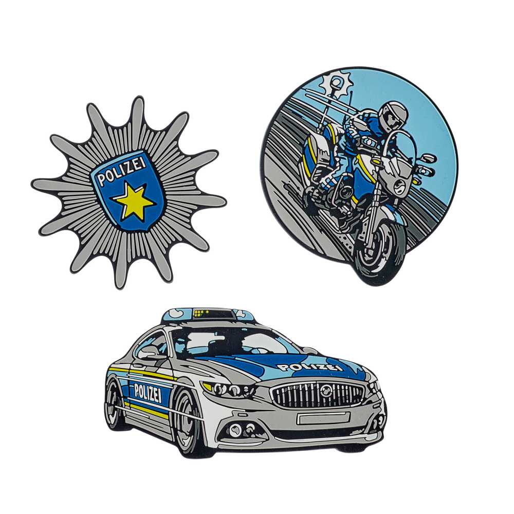 Scout Alpha Schulranzen-Set 4tlg. Blue Police