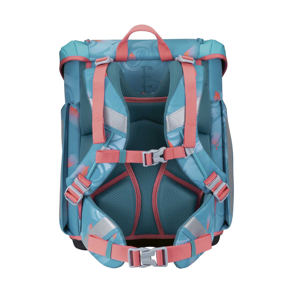 Scout Micro Schulranzen-Set 4tlg. Aloha Safety Light