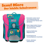 Scout Micro Schulranzen-Set 4tlg. Happy Confetti