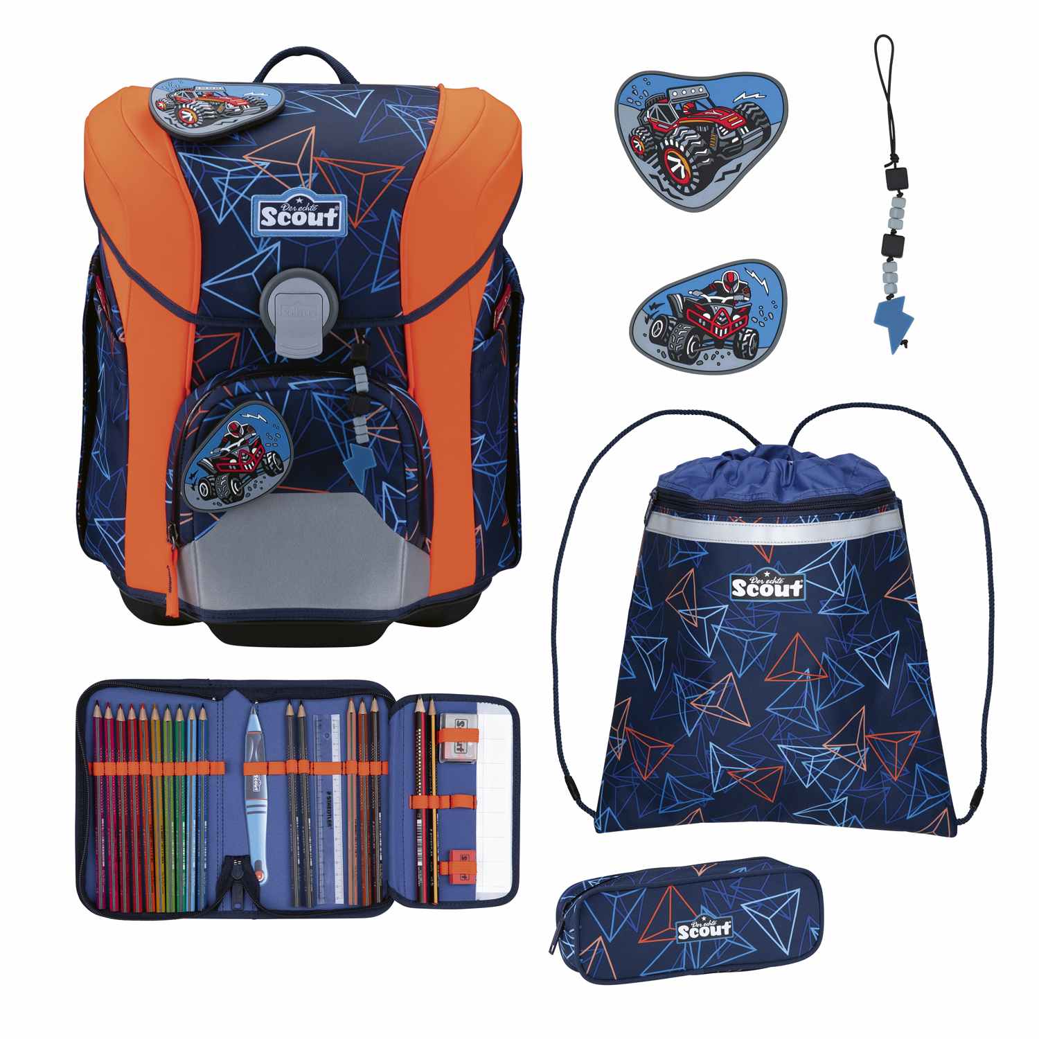 Scout Micro Schulranzen-Set 4tlg. Offroad