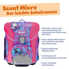 Scout Micro Schulranzen-Set 4tlg. Pony Love
