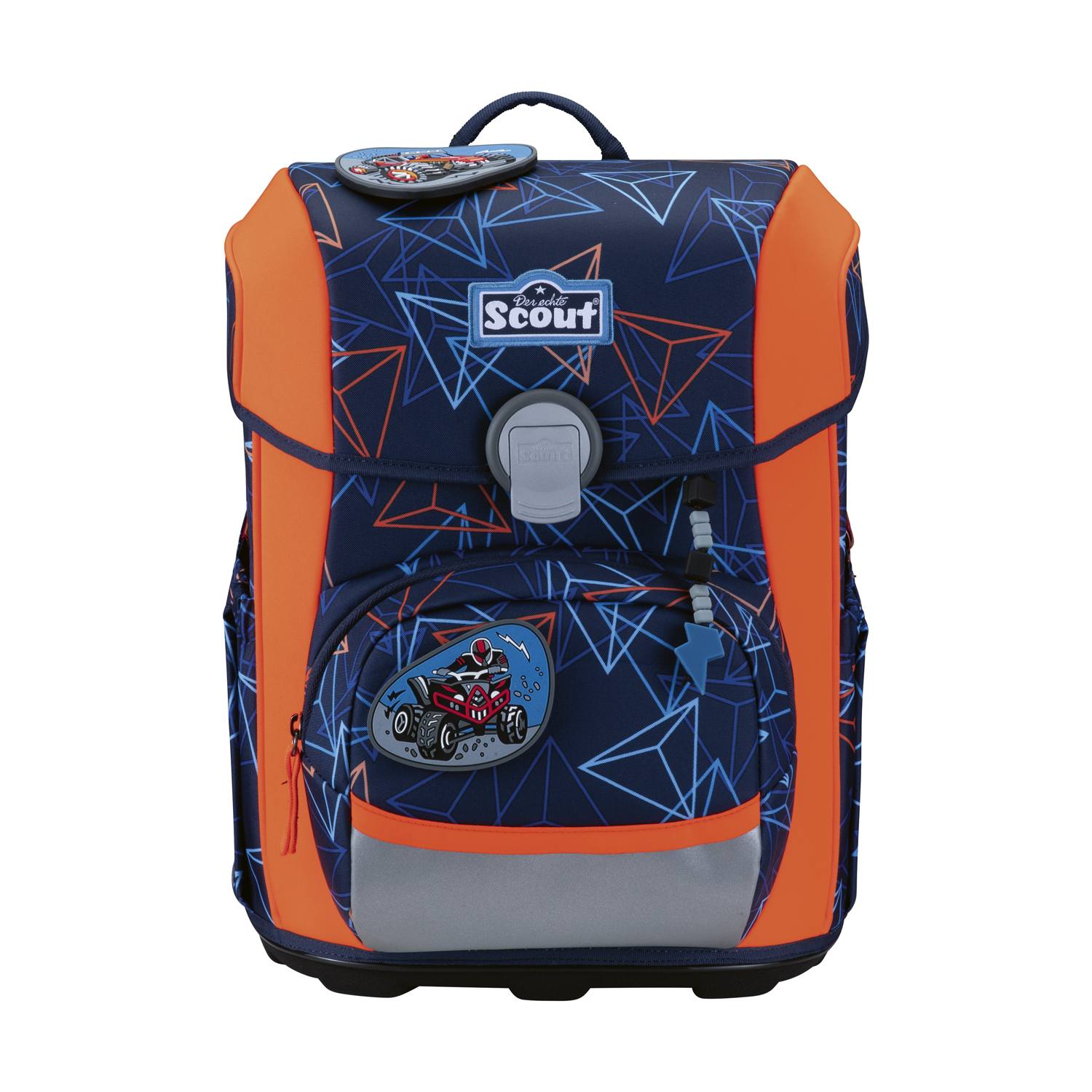 Scout LED Neo Da 4 Pezzi Set Pianeti: Zaino Scuola Con Luci, Astucci E Sacca Sportiva