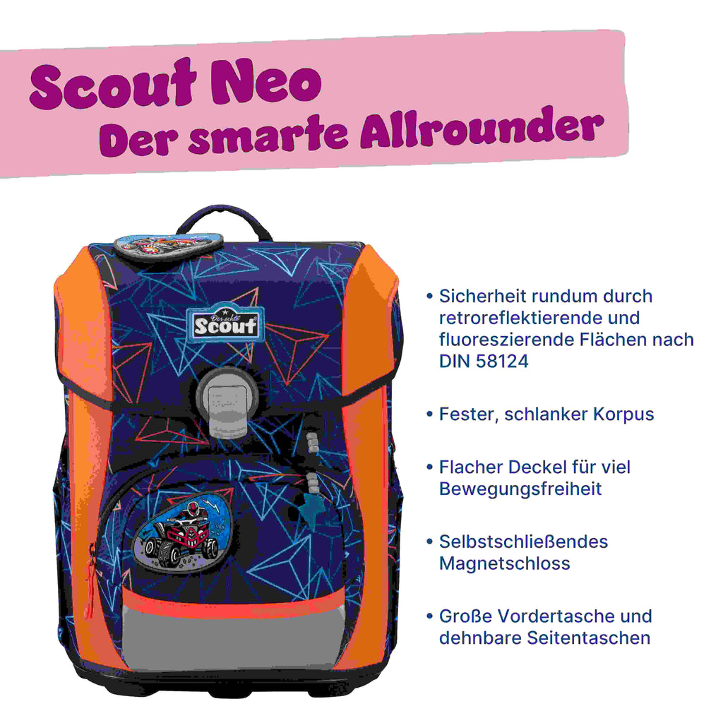 Scout Neo Schulranzenset 4tlg. Offroad