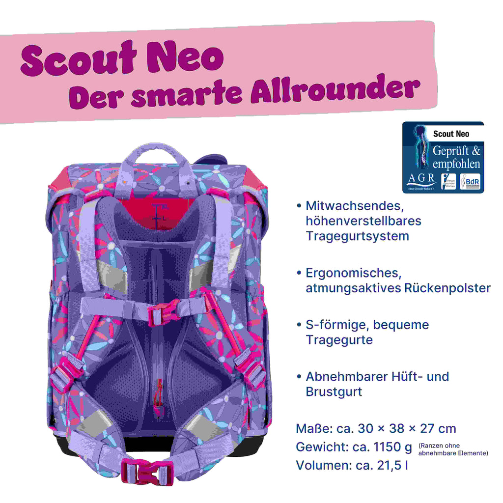 Scout Neo Schulranzenset 4tlg. Pony Love