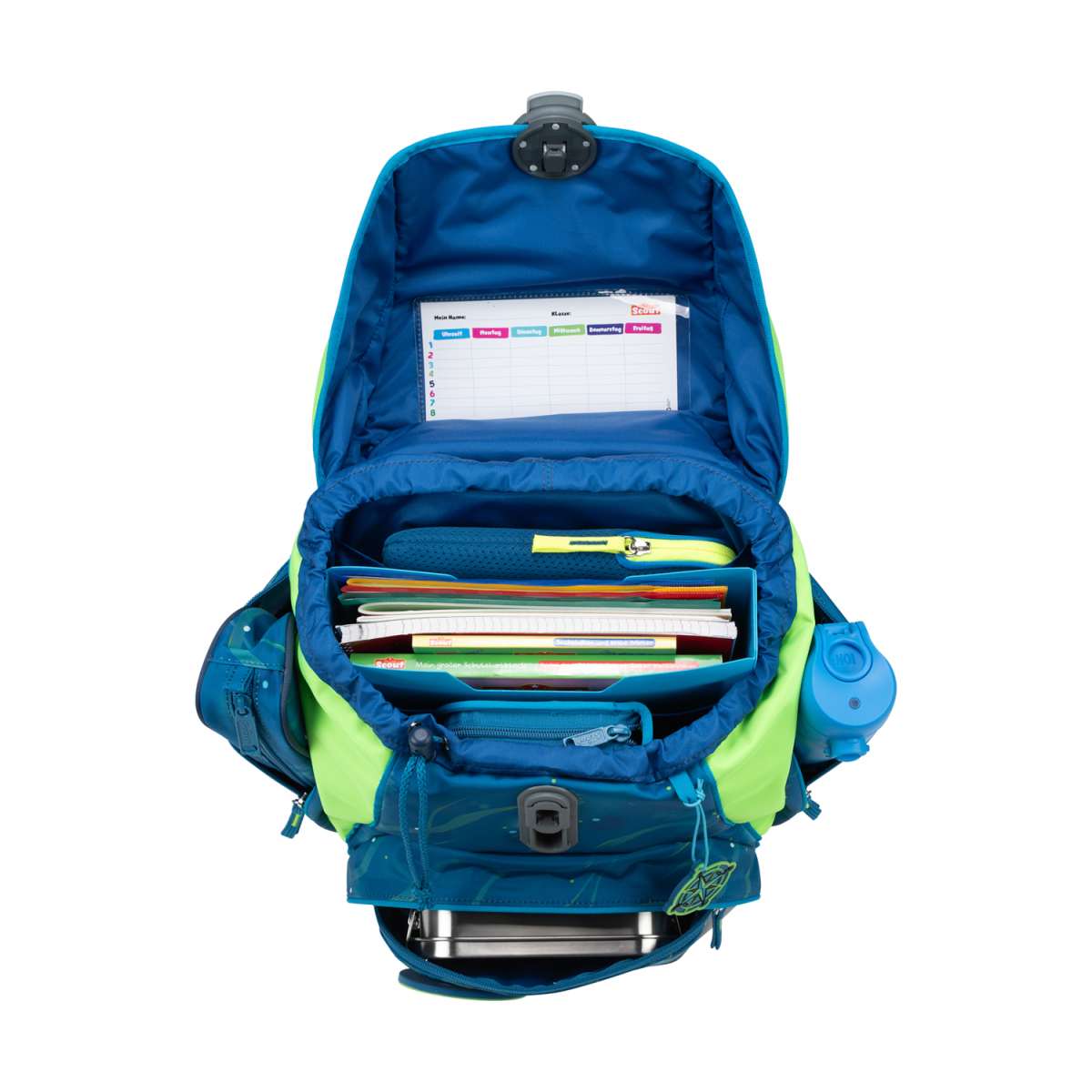 Scout Alpha Schulranzen-Set 4tlg. Deep Sea