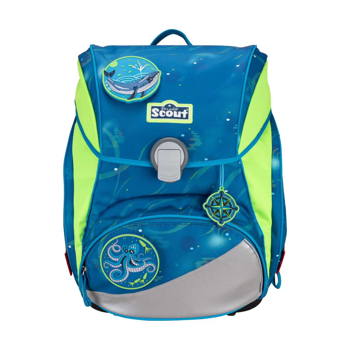 Scout Alpha Schulranzen-Set 4tlg. Deep Sea
