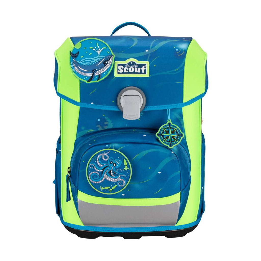 Scout Neo DIN Schulranzenset 4tlg. Deep Sea