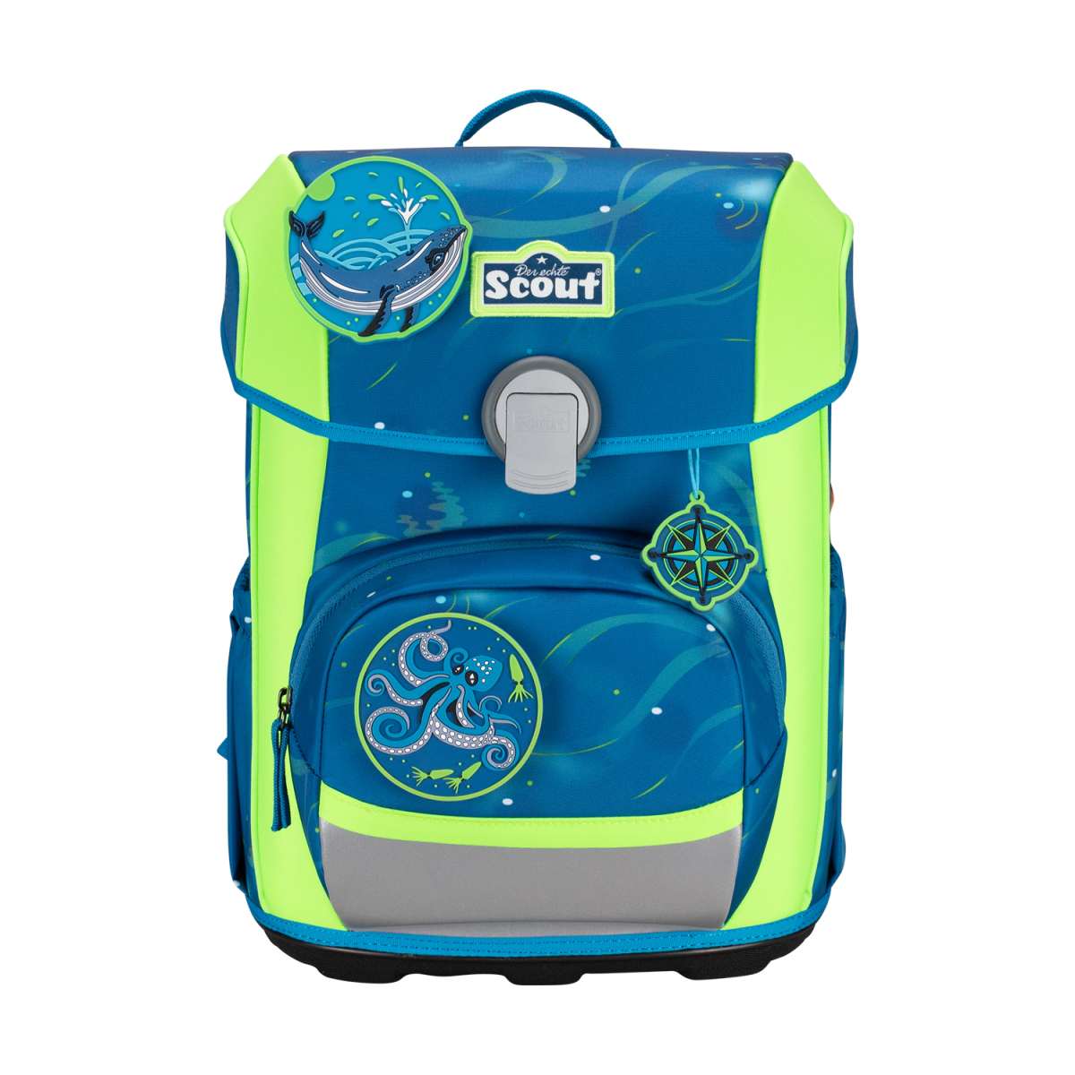 Scout Neo DIN Schulranzenset 4tlg. Deep Sea