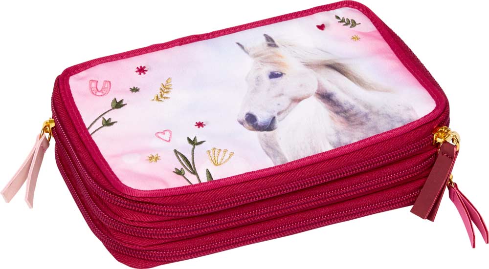 Spiegelburg Federmäppchen 3-fach Pferdefreunde Berry