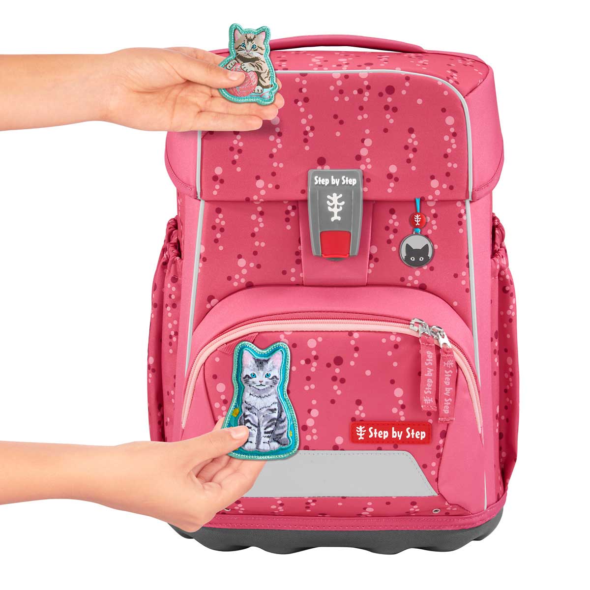 Step by Step Basis Schulranzenset 4tlg. Pink Bubbles
